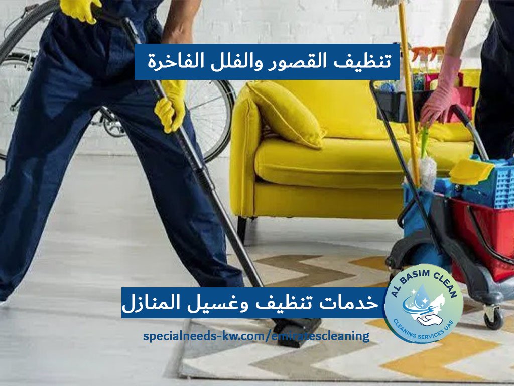 تنظيف القصور والفلل الفاخرة